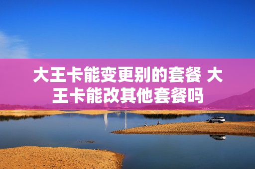 大王卡能变更别的套餐 大王卡能改其他套餐吗