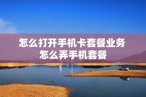 怎么打开手机卡套餐业务 怎么弄手机套餐