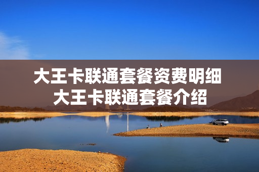大王卡联通套餐资费明细 大王卡联通套餐介绍