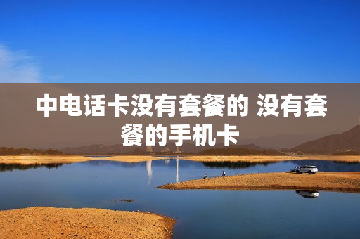 中电话卡没有套餐的 没有套餐的手机卡