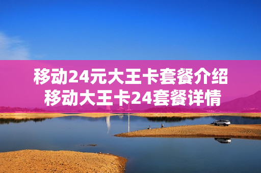 移动24元大王卡套餐介绍 移动大王卡24套餐详情