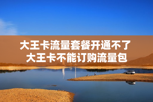 大王卡流量套餐开通不了 大王卡不能订购流量包
