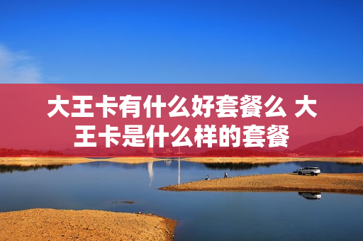 大王卡有什么好套餐么 大王卡是什么样的套餐