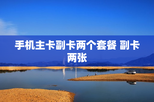 手机主卡副卡两个套餐 副卡两张