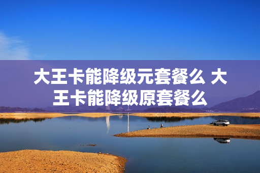 大王卡能降级元套餐么 大王卡能降级原套餐么