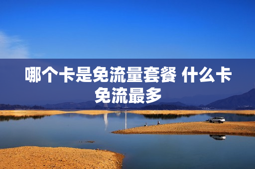 哪个卡是免流量套餐 什么卡免流最多