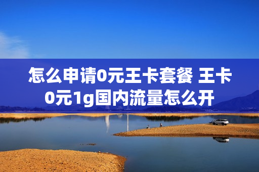 怎么申请0元王卡套餐 王卡0元1g国内流量怎么开