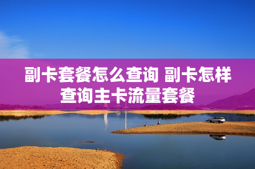 副卡套餐怎么查询 副卡怎样查询主卡流量套餐
