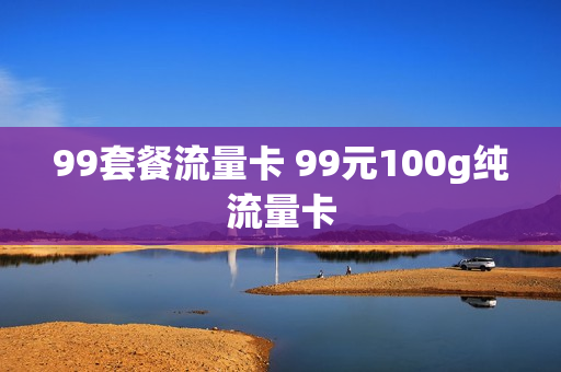 99套餐流量卡 99元100g纯流量卡