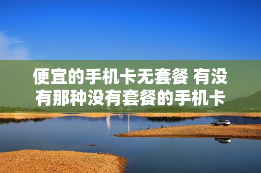便宜的手机卡无套餐 有没有那种没有套餐的手机卡