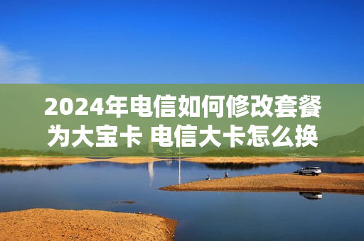 2024年电信如何修改套餐为大宝卡 电信大卡怎么换小卡