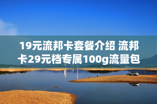 19元流邦卡套餐介绍 流邦卡29元档专属100g流量包