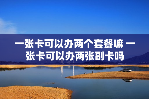 一张卡可以办两个套餐嘛 一张卡可以办两张副卡吗