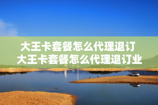 大王卡套餐怎么代理退订 大王卡套餐怎么代理退订业务