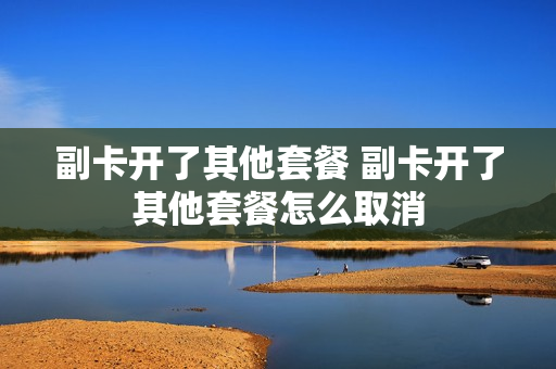 副卡开了其他套餐 副卡开了其他套餐怎么取消