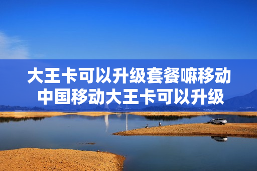 大王卡可以升级套餐嘛移动 中国移动大王卡可以升级吗