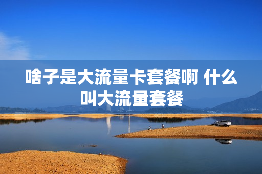 啥子是大流量卡套餐啊 什么叫大流量套餐