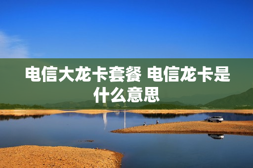 电信大龙卡套餐 电信龙卡是什么意思