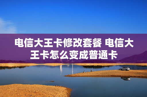 电信大王卡修改套餐 电信大王卡怎么变成普通卡