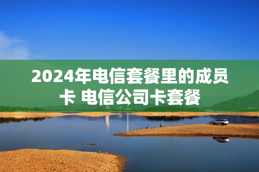 2024年电信套餐里的成员卡 电信公司卡套餐