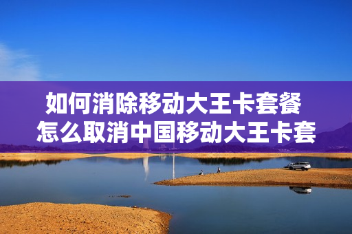 如何消除移动大王卡套餐 怎么取消中国移动大王卡套餐