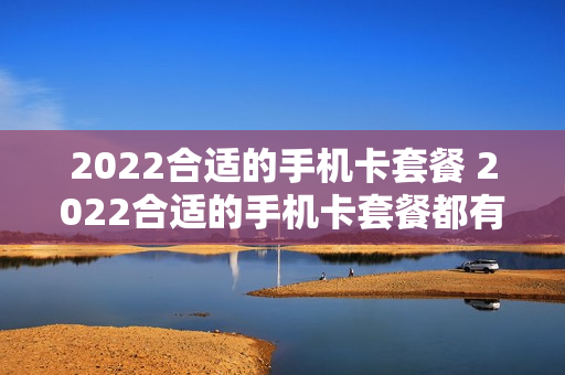 2022合适的手机卡套餐 2022合适的手机卡套餐都有哪些
