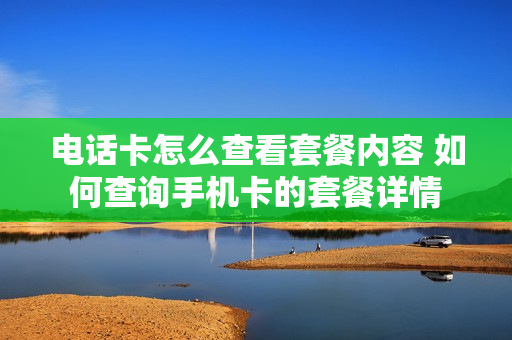 电话卡怎么查看套餐内容 如何查询手机卡的套餐详情