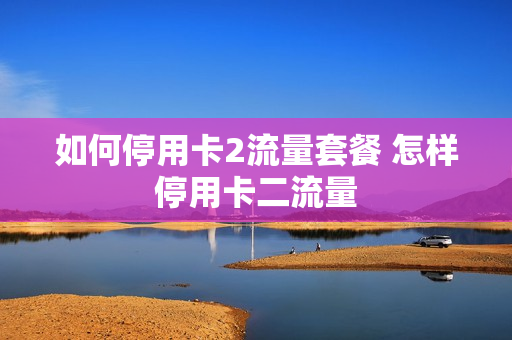 如何停用卡2流量套餐 怎样停用卡二流量