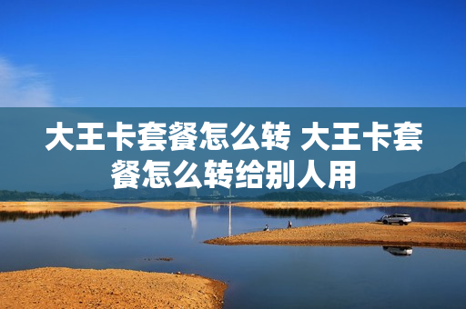 大王卡套餐怎么转 大王卡套餐怎么转给别人用