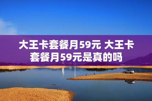 大王卡套餐月59元 大王卡套餐月59元是真的吗