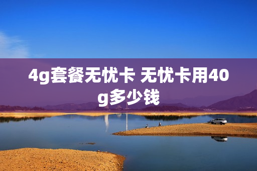 4g套餐无忧卡 无忧卡用40g多少钱