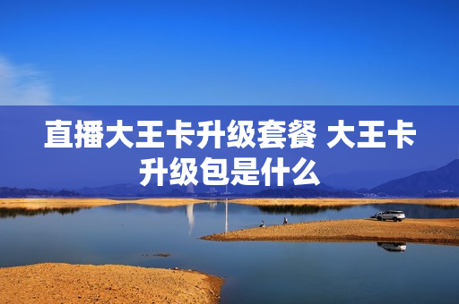 直播大王卡升级套餐 大王卡升级包是什么