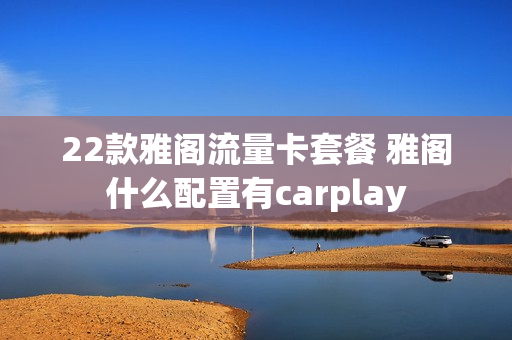 22款雅阁流量卡套餐 雅阁什么配置有carplay