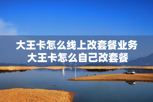 大王卡怎么线上改套餐业务 大王卡怎么自己改套餐