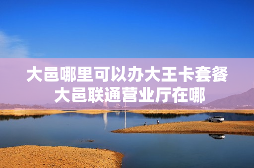 大邑哪里可以办大王卡套餐 大邑联通营业厅在哪