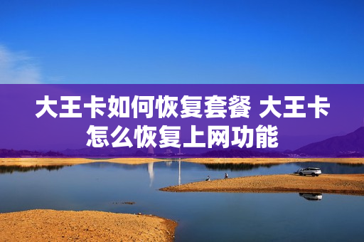 大王卡如何恢复套餐 大王卡怎么恢复上网功能