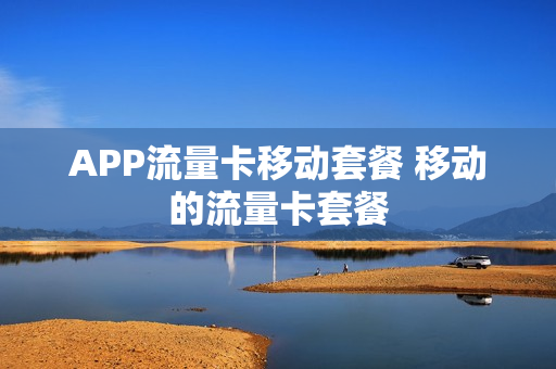 APP流量卡移动套餐 移动的流量卡套餐