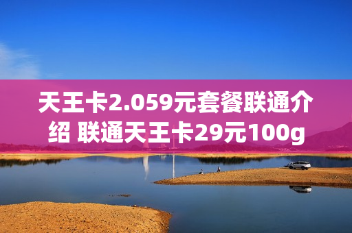 天王卡2.059元套餐联通介绍 联通天王卡29元100g