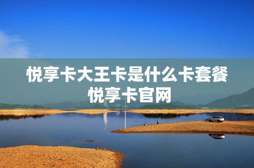 悦享卡大王卡是什么卡套餐 悦享卡官网