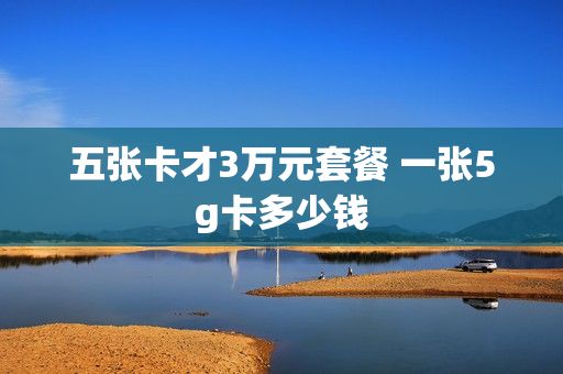 五张卡才3万元套餐 一张5g卡多少钱
