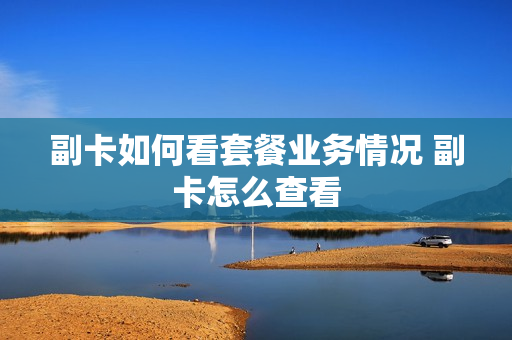 副卡如何看套餐业务情况 副卡怎么查看