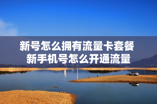 新号怎么拥有流量卡套餐 新手机号怎么开通流量