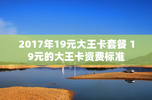 2017年19元大王卡套餐 19元的大王卡资费标准