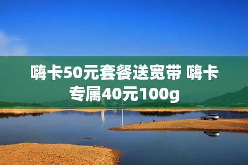 嗨卡50元套餐送宽带 嗨卡专属40元100g