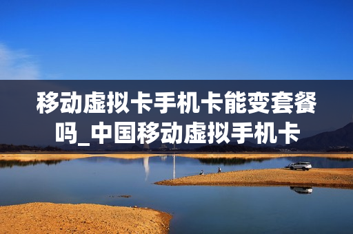 移动虚拟卡手机卡能变套餐吗_中国移动虚拟手机卡