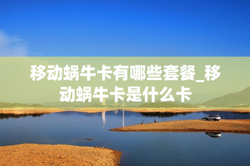 移动蜗牛卡有哪些套餐_移动蜗牛卡是什么卡