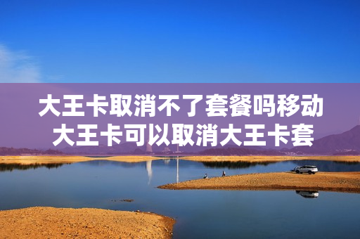 大王卡取消不了套餐吗移动 大王卡可以取消大王卡套餐吗