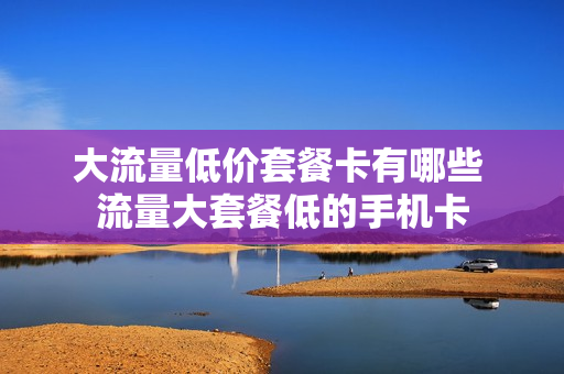 大流量低价套餐卡有哪些 流量大套餐低的手机卡