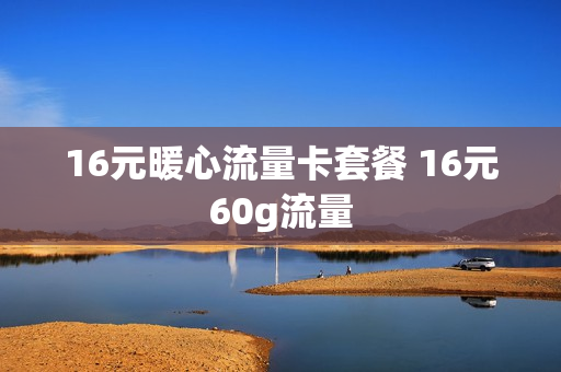 16元暖心流量卡套餐 16元60g流量