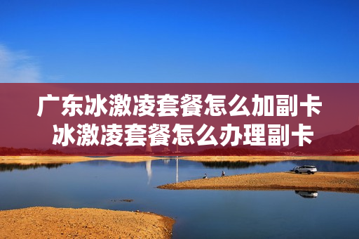 广东冰激凌套餐怎么加副卡 冰激凌套餐怎么办理副卡